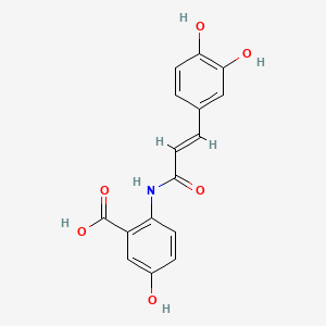 molecular formula C16H13NO6 B1666151 燕麦蒽酰胺 C CAS No. 116764-15-9