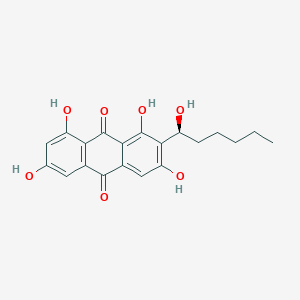 molecular formula C20H20O7 B1666156 阿维兰丁 CAS No. 5803-62-3