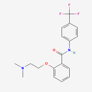 Benzamide, 2-(2-(dimethylamino)ethoxy)-N-(3-(trifluoromethyl)phenyl)-