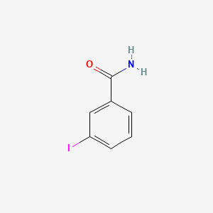 molecular formula C7H6INO B1666170 3-碘苯甲酰胺 CAS No. 10388-19-9