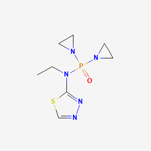 molecular formula C8H14N5OPS B1666256 氮杂戊环 CAS No. 125-45-1