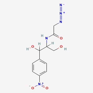 molecular formula C11H13N5O5 B1666258 阿奇霉素 CAS No. 13838-08-9