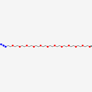 molecular formula C24H49N3O12 B1666259 Azide-PEG12-alcohol CAS No. 73342-16-2