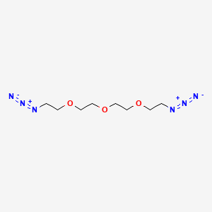 molecular formula C8H16N6O3 B1666261 1,11-二叠氮基-3,6,9-三氧杂十一烷 CAS No. 101187-39-7