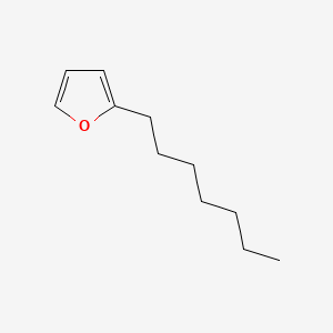 molecular formula C11H18O B1666270 2-庚基呋喃 CAS No. 3777-71-7