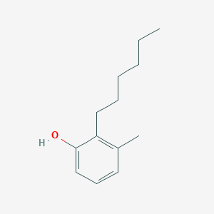 molecular formula C13H20O B1666273 2-己基-M-甲酚 CAS No. 17140-34-0