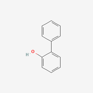 molecular formula C12H10O<br>C6H5C6H4OH<br>C12H10O B1666276 2-苯基苯酚 CAS No. 90-43-7