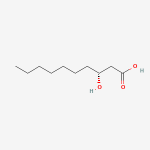 molecular formula C10H20O3 B1666294 (R)-3-Hydroxydecanoic acid CAS No. 19525-80-5