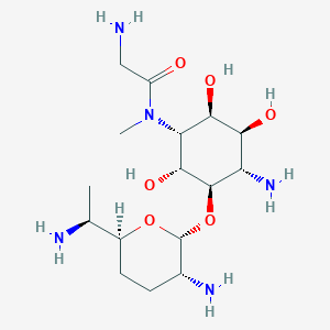 B1666306 3-O-Demethylfortimicin A CAS No. 74842-47-0