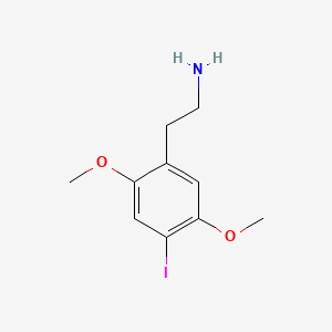 molecular formula C10H14INO2 B1666335 4-Iodo-2,5-dimethoxyphenethylamine CAS No. 69587-11-7