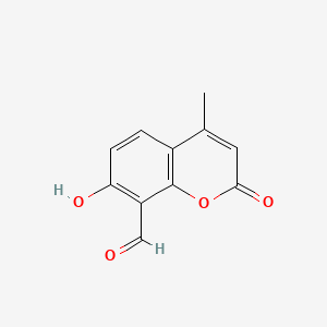 7-hydroxy-4-methyl-2-oxo-2H-chromene-8-carbaldehyde