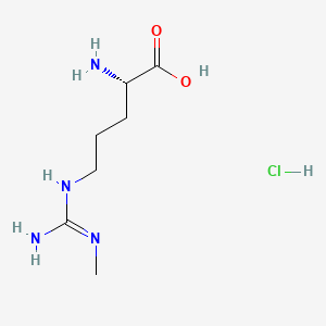 molecular formula C7H17ClN4O2 B1666340 盐酸替拉 arginine CAS No. 156706-47-7