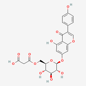 molecular formula C24H22O13 B1666353 6''-O-Malonylgenistin CAS No. 51011-05-3