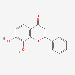 molecular formula C15H10O4 B1666355 7,8-二羟基黄酮 CAS No. 38183-03-8