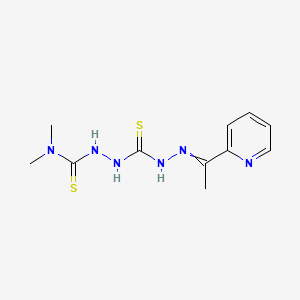 1,1-Dimethyl-3-[(1-pyridin-2-ylethylideneamino)carbamothioylamino]thiourea