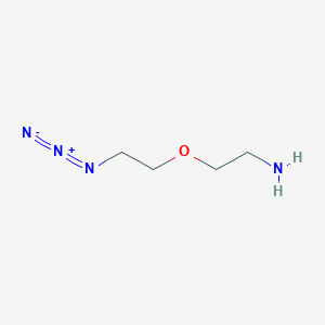 molecular formula C4H10N4O B1666421 叠氮-PEG1-胺 CAS No. 464190-91-8