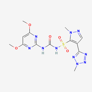 molecular formula C13H16N10O5S B1666442 Azimsulfuron CAS No. 120162-55-2