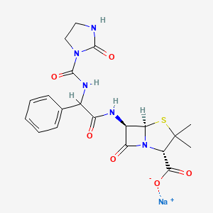molecular formula C20H22N5NaO6S B1666448 阿洛西林钠 CAS No. 37091-65-9