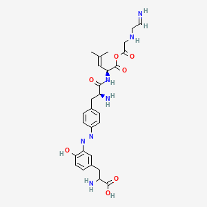 molecular formula C28H35N7O7 B1666450 阿佐恩克法林 CAS No. 76995-89-6