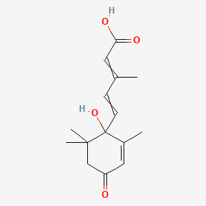 (2Z,4E)-5-[(1S)-1-hydroxy-2,6,6-trimethyl-4-oxocyclohex-2-en-1-yl]-3-methylpenta-2,4-dienoic acid