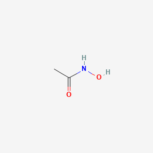 molecular formula C2H5NO2 B1666499 乙酰羟肟酸 CAS No. 546-88-3