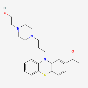 molecular formula C23H29N3O2S B1666502 乙酰苯噻嗪 CAS No. 2751-68-0