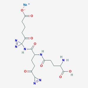 molecular formula C17H22N7NaO8 B1666507 Azotomycin monosodium CAS No. 22204-48-4