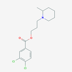 molecular formula C16H21Cl2NO2 B166651 哌拉灵 CAS No. 3478-94-2