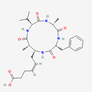 molecular formula C27H38N4O6 B1666520 azumamide E CAS No. 585535-37-1