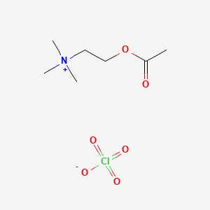 molecular formula C7H16ClNO6 B1666527 乙酰胆碱高氯酸盐 CAS No. 927-86-6