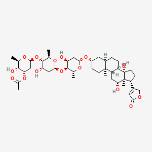 B1666530 alpha-Acetyldigoxin CAS No. 5511-98-8