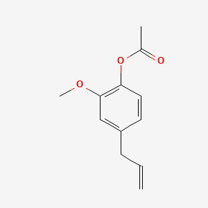 molecular formula C12H14O3 B1666532 乙酰丁香酚 CAS No. 93-28-7