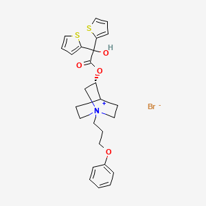 molecular formula C26H30BrNO4S2 B1666544 溴化丙咪胆碱 CAS No. 320345-99-1