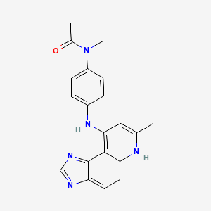 molecular formula C20H19N5O B1666546 阿可达唑 CAS No. 79152-85-5