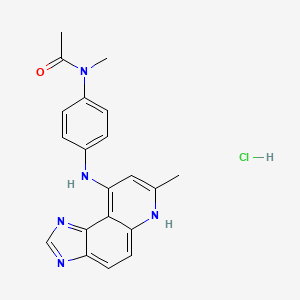B1666547 Acodazole hydrochloride CAS No. 55435-65-9