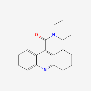 B1666550 Acridine-9-carboxamide, 1,2,3,4-tetrahydro-N,N-diethyl- CAS No. 7101-57-7