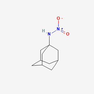 molecular formula C10H16N2O2 B1666554 金刚烷，1-(硝基氨基)- CAS No. 49598-79-0