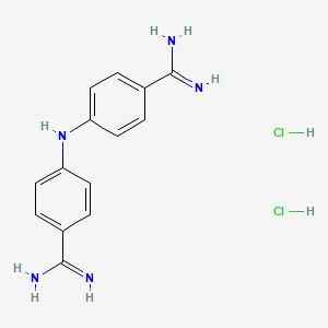 B1666561 4,4'-Diamidinodiphenylamine dihydrochloride CAS No. 21055-30-1