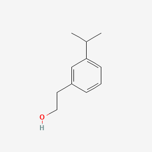 B1666563 Benzeneethanol, 3-(1-methylethyl)- CAS No. 68480-22-8