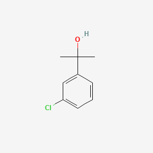 B1666565 Benzenemethanol, 3-chloro-alpha,alpha-dimethyl- CAS No. 31002-87-6