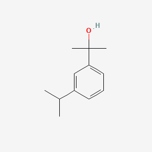 B1666566 Benzenemethanol, alpha,alpha-dimethyl-3-(1-methylethyl)-(9CI) CAS No. 14860-89-0