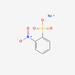 molecular formula C6H4NNaO5S B1666576 苯磺酸硝基钠盐 CAS No. 27215-71-0