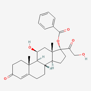 B1666591 Benzodrocortisone CAS No. 28956-89-0