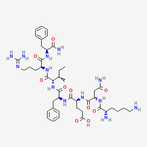 molecular formula C45H69N13O10 B1666625 AF1神经肽 CAS No. 130092-56-7