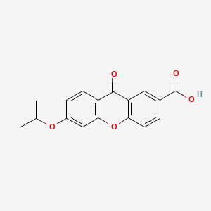 B1666651 6-Isopropoxy-9-oxoxanthene-2-carboxylic acid CAS No. 33458-93-4