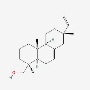 molecular formula C20H32O B1666736 1-菲甲醇，7-乙烯基-1,2,3,4,4a,4b,5,6,7,8,10,10a-十二氢-1,4a,7-三甲基-，(1S,4aR,4bS,7S,10aR)- CAS No. 83692-05-1