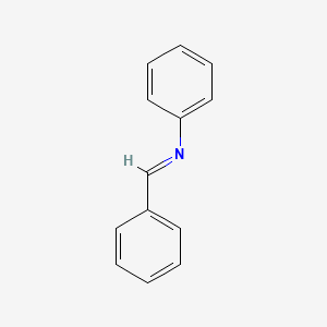 molecular formula C13H11N B1666777 亚苄基苯胺 CAS No. 538-51-2