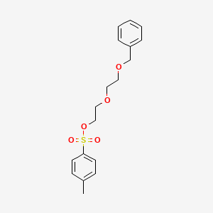 molecular formula C18H22O5S B1666788 2-(2-(苯甲氧基)乙氧基)乙基 4-甲苯磺酸酯 CAS No. 98627-22-6