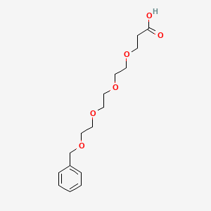 molecular formula C16H24O6 B1666789 苄基-PEG4-酸 CAS No. 127457-64-1