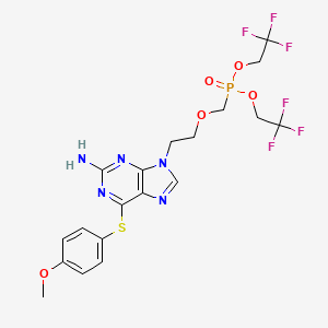 molecular formula C19H20F6N5O5PS B1666805 Alamifovir CAS No. 193681-12-8